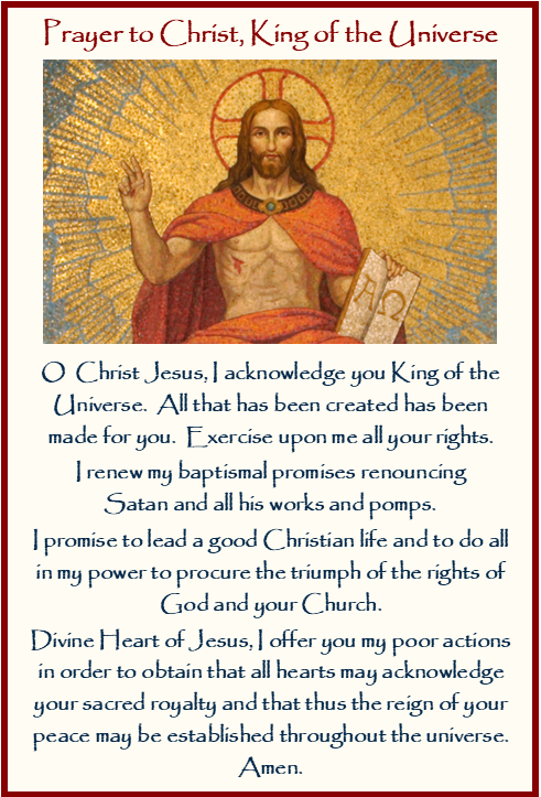 Jesus Christ King of the Universe – St. John Neumann Parish – Bryn Mawr, PA